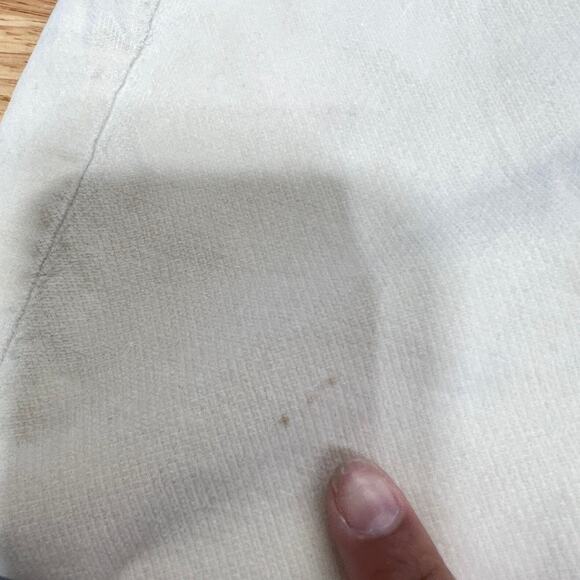 Anthropologie BDG Ruched V Front Flare Cream Suede Jeans Women's 30 90s Y2K - Picture 14 of 14